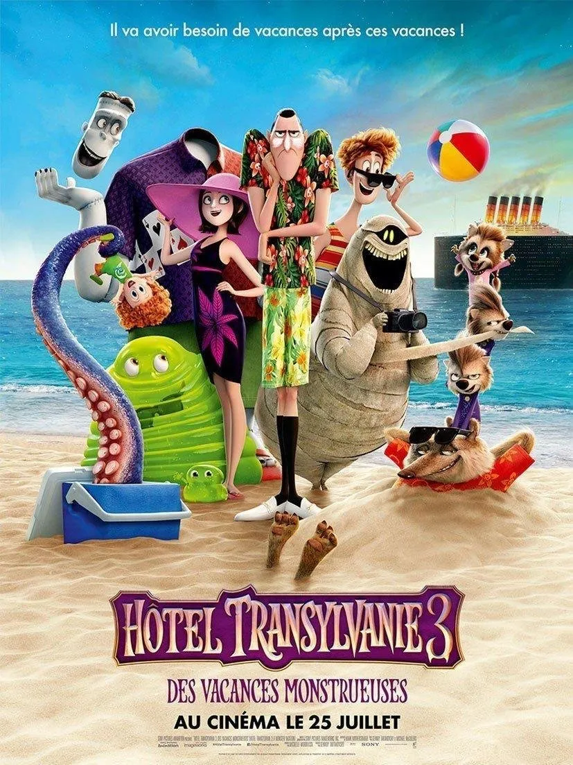 affiche du film Hotel Transylvanie 3 : des vacances monstrueuses